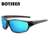 Polarisierende Angelbrille Herren beschichtete reflektierende Sonnenbrille UV400 Sport-Radsport-Sonnenbrille