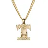 Ny Death Row Pendant Hip Hop Tupac Zircon Necklace Fashion Accessories for Men and Wome273r