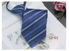 Cravate à fermeture éclair pour hommes, 8cm, cravate de mariage, paresseuse, facile à tirer, rayures rouges et noires, en Stock