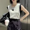 Moda Tasarımcı Kadın Örgü Kısa Kollu Kazak Nakış Gevşek Konforlu Kişilik Modeli Baskı Üst Lady T-Shirt Hi263m