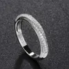 Bestandener Testlabor-Moissanit-Ring aus 925er-Sterlingsilber, Party-Hochzeits-Diamant-Twisted-Ringe für Mädchen und Frauen, Braut- und Verlobungsschmuck, Geschenk