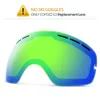 Kayak Gkgles Copozz Kids yedek lens Sadece küçük boyutlu çocuklar çifte UV400 Antifog Kayak Kızlar Snowboard Gog243 230909