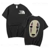 Men's T-Shirts Anime T-shirt No Face Man Printed T-shirt Black Cotton T-shirt Men's Fashion Summer T-shirt Spirited Away Large T-shirt Men T230910