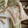 Caso de travesseiro americano vintage capas decorativas 30x70cm flor impressa capa luxo lance fronha sofá almofada de cabeceira 230909