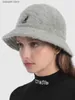 Wide Brim Hats Bucket Hats Fashionable and versatile Kangol kangaroo dome fisherman hat men and women universal winter warm plush hat T230910