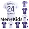 23 24 Toulouse Soccer Jerseys Cissoko Dallinga Nicolaisen Casseres Home Away Maillot de Foot 2023 2024 Men Kids Football Shirts Aboukhlhl Rouault Ado Onaiw Uniformer