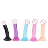 Giocattolo del sesso Massaggiatore Dildo Donna Peluche sexy Masturbatori anali Giocattoli per coppie Ventosa Pene Cazzo nero Butt Plug Prodotti del giocattolo del sesso