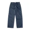 Jeans masculinos sem estoque 1920 cintura geral Wabash Stripe Retro Calças de trabalho Indigo 230909