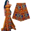 Настоящий воск Анкара с принтами Kente Ткань для шитья африканского платья Ткань для лоскутного шитья Ремесленная набедренная повязка 100% хлопок Материал высшего качества 2255b