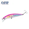 Baits Lures FJORD Ramdom 5pcs 125mm 40g Minnow Laser Hard Professional SwimBait Artificial Bait Equipped Sharp Hook Sinking Fishing Lure 230909