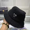 Wide Brim Hats Bucket Hats Cashmere Knitted Designer Bucket Hat Fashion Fisherman Hats Letter Solid Women Men Baseball Cap Winter Hat T230910