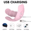 Vibrateurs 3 en 1 lécher sucer vibrateur érotique 10 modes vibrant Anal vagin Clitoris stimulateur portable langue orale jouets sexuels pour les femmes