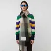 Scarves Sacrf Cashmere Scarf Unisex Blanket Type Colorful Checkered Tassel Imitation luck