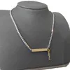 2022 Luxury Fashion Necklace Designer Jewelry Party Diamond Pendant Rose Gold Neckor for Women Jewellery Charm Gift215J
