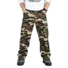 Kamuflażowe spodnie cargo joggers militar men spodni hip hop armia Camo Spodnie Meskie Man Cotton Sweatpants Kargo Ropa205y