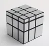 Magic Cube 3x3x3 Fidget Toy Set 5,7 cm Adesivi spazzolati con velocità irregolare Cubo di velocità cilindrico Fidget giocattolo Cubo infinito ABS 3 * 3 Intelligenza Flash Cubo di ghiaccio