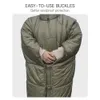 Schlafsäcke Multifunktionale Hängematte Underquilt Winter Warm Unter Decke Poncho mit Packsack für Camping Wandern Rucksackreisen 230909