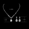 Exquisite Wedding Party Jewelry Set High Quality Bridal Necklace Earring