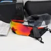 3pcs عدسة Evzero الدراجات الشمسية الدراجة نظارات نظارات كاملة