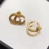 Designer classic style letter earrings are women's fashion minimalist jewelry retro earrings 2 pairs244N