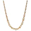 Luxury Hardwear Jewelry Designer Halsband Rose Gold Platinum Chain Size Gradient Horseshoe Halsband för Teen Girls Silver Party D240O