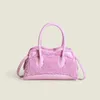 Lady Evening Bags Lamb Hair Pink Locomotive Plush Bag Autumn/winter New Versatile Advanced Feeling Women's Handheld Crossbody 230828