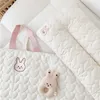 Pillows Baby Pillow Embroidery Bear Squirrel Head Protector Stuff Four Seasons Infant Children Kids Bed Products 230909