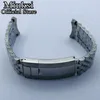 20 mm, Silber, Gold, Roségold, Schwarz, Jubilee-Edelstahl-Uhrenarmband, Faltschließe, passendes Uhrengehäuse-Armband, Armband 207y