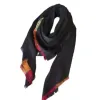 2021 Квадратный шарф Oversize Классические клетчатые шали Шарфы для мужчин и женщин Дизайнерские платки S Золотая нить Sier Клетчатая шаль Многоцветный Размер 140x140 см