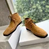 مربع إصبع القدم مربع مسطحة الدانتيل nubuck الجلود الكاحل أحذية بوتس مصمم فاخر أزياء الأحذية غير الرسمية للنساء