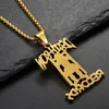 Ny Death Row Pendant Hip Hop Tupac Zircon Necklace Fashion Accessories for Men and Wome273r