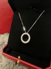 fashion jewelry pendant necklace for women and men stainless steel non-allergic simple one circle pendant personality jewelry valentines gift