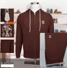 Survêtements pour hommes Oechsli Sportswear Set Hommes 2023 Coton Casual Sports Zipper Broderie Run à capuche de haute qualité Big Taille M-4XL