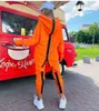 Qnpqyx eşofman kadınları iki parçalı gevşek arka fermuarlı uzun kapüşonlu pantolonlar seti sonbahar ince spor giyim kazak sokak giysisi joggers
