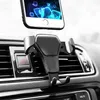 Automatic Locking Gravity Universal Air Vent GPS Cell Phone Holder Car Mount Stand Grille Buckle Type Compatible for iPhone Androi255I