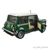 Blocos de construção de carro verde, compatível com aniversário, presente de natal, modelo de automóvel, brinquedos r230911