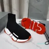 2023-Calzini firmati Scarpe casual Piattaforma uomo uomo donna maglia lucida velocità trainer runner sneaker calzino scarpa master in rilievo donna Sneakers velocità