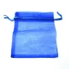 7cm*9cm Organza Sheer Gaher Earrings Halsbandsmycken Puches PACKS Packing Drawable Organza Pouch På