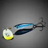 Baits Lures 1pc Rotating Metal Spinner Fishing 11g 15g 20g Sequins Iscas Artificial Hard Crap Bass Pike Treble Hook Tackle 230911