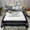 Luxe oranje koning designer beddengoed sets katoen Goud paard gedrukt queen size dekbedovertrek laken fashion2892