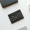 حامل البطاقة بالجملة مصمم بطاقة الائتمان حامل 5A امرأة جودة MINI Wallet v zig zag key keal with box designer wallets