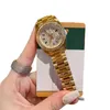 Diamond Datejust Women Watches Top Brand Designer Lady Watch 8 Colors Fashion Female Wristwatches For Womens Christmas Födelsedag Bästa kvalitet