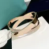 Bangle High Quality 925 Sterling Silver Cross Bracelets Rose Gold Color Zricon Bracelet For Women Fashion Jewelry LB048