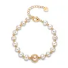 2023 Light Luxury Senior Sense 14k Gold Pearl Armband Women's Natural Freshwater Pearl Smycken för kvinnliga hiphopsmycken gåvor