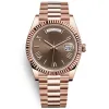 Men's Watch rlx41mm Rose Gold Automatic Mechanical Movement Stainless Steel High Quality President Classic Men's Watch