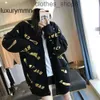 Designer Hoodies Balencigs herrtröjor Paris Home's mångsidiga nya modebrev Jacquard Sticking Cardigan tröja kappa Kvinna visar tunna och lösa skjortor 78n2