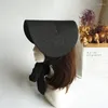 Wide Brim Hats 2023 UV Sun Hat Lace Up Black One Piece Style Holiday Po Straw For Women Summer Shade Beach Outdoor