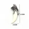 Chains Fashion Dragon Tooth Charms Pendant Men Women's Amulet Imitation Wolf Teeth Necklace