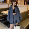 Tweedelige Jurk UNXX 2023 Lente En Zomer Verhoog Volwassen Elegantie Pak Potlood Geplooide Rok Set Vrouwen Koreaanse Stijl Stukken kleding Mode