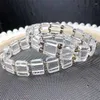 Bangle Natural Clear Quartz Freeform Chips Gravel Beads For Jewelry Making DIY Energy Bracelet Gift 1pcs